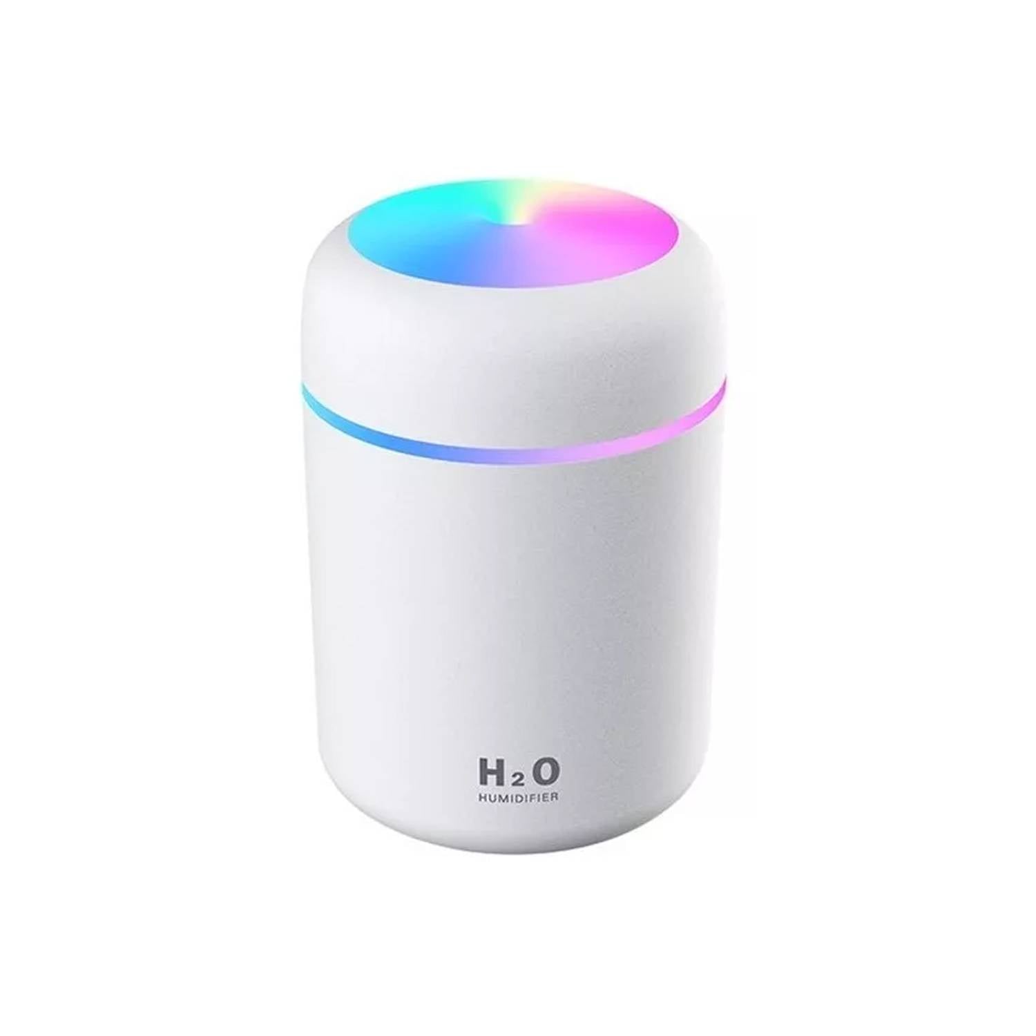 Humidificador difusor 300 ml USB luz multicolor