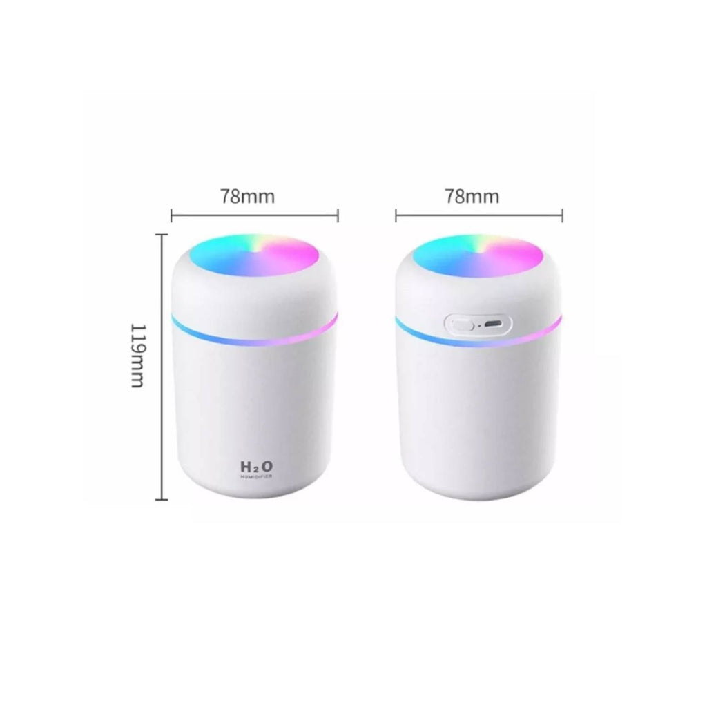Mini difusor para auto hogar oficina 78×78×119 mm