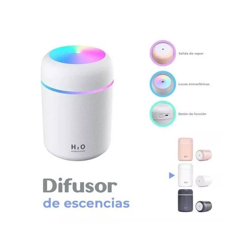 Humidificador portátil con autoapagado y 2 modos