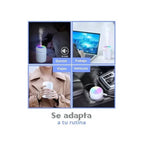 Difusor–Humidificador 300 ml USB Luz LED & Auto–Off