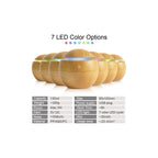 Humidificador plug & play con iluminación multicolor