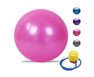 Pelota 75 cm pilates yoga con inflador