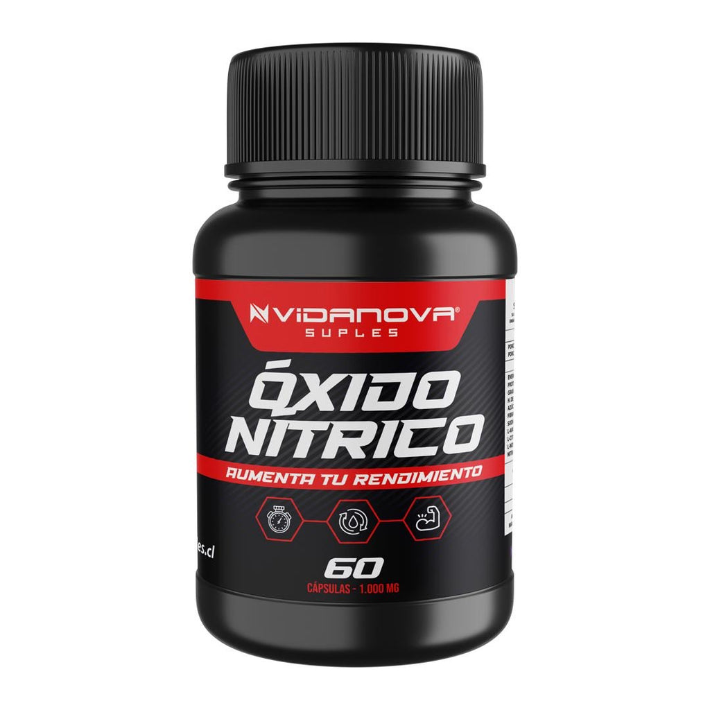 Óxido Nítrico 1000 mg frasco 60 cápsulas