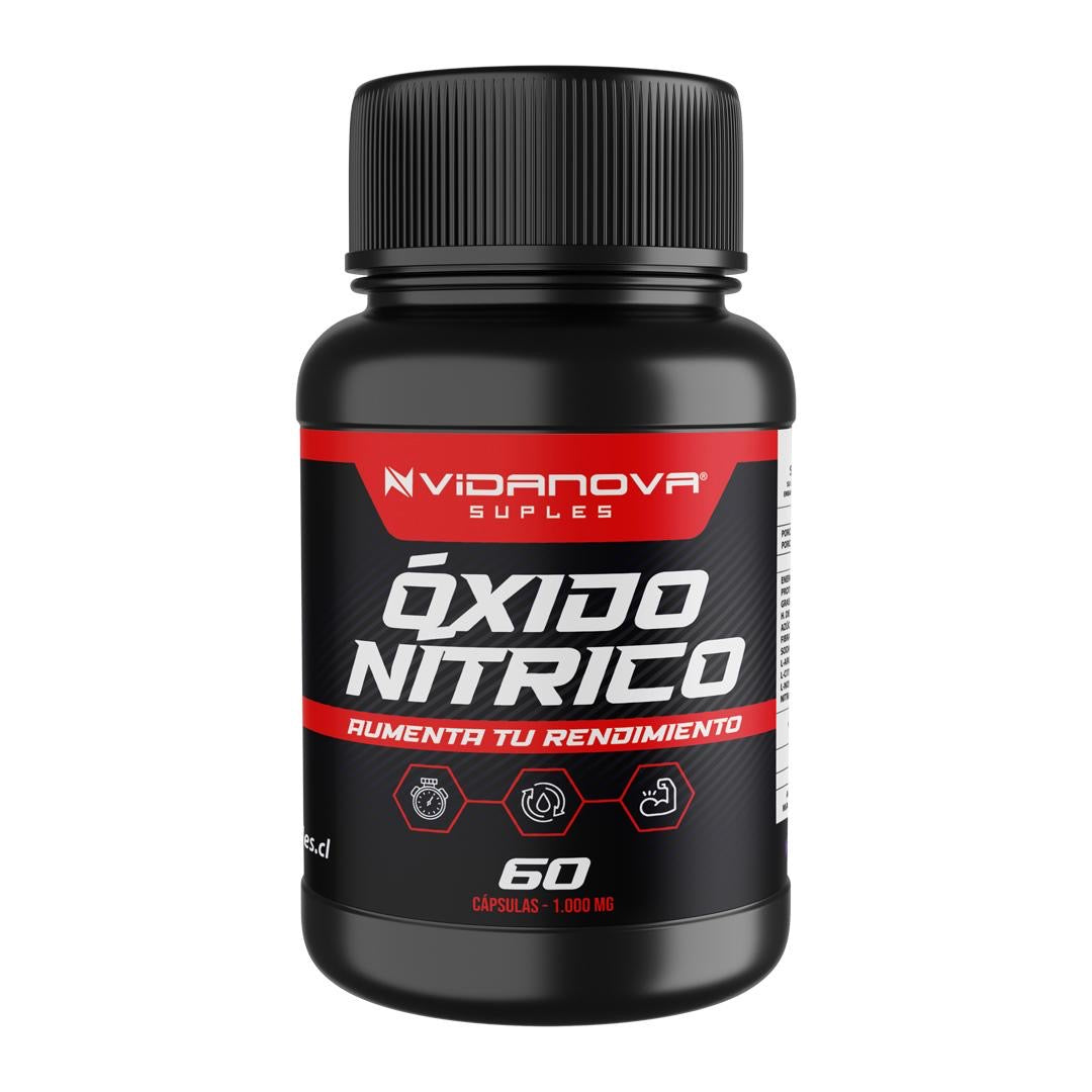 Óxido Nítrico 1000 mg frasco 60 cápsulas