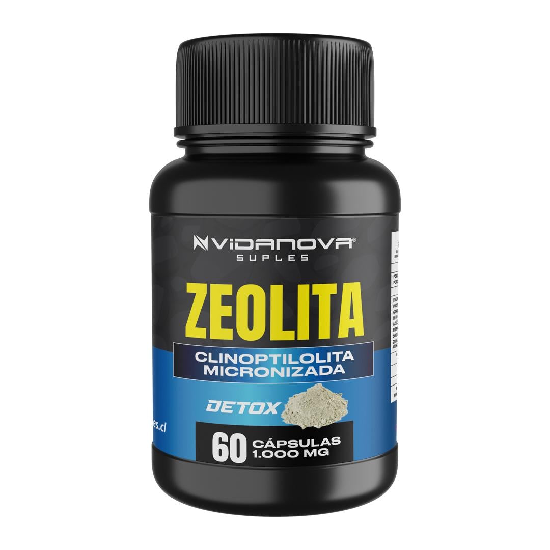 Zeolita 1000 mg VIDANOVA frasco 60 cápsulas