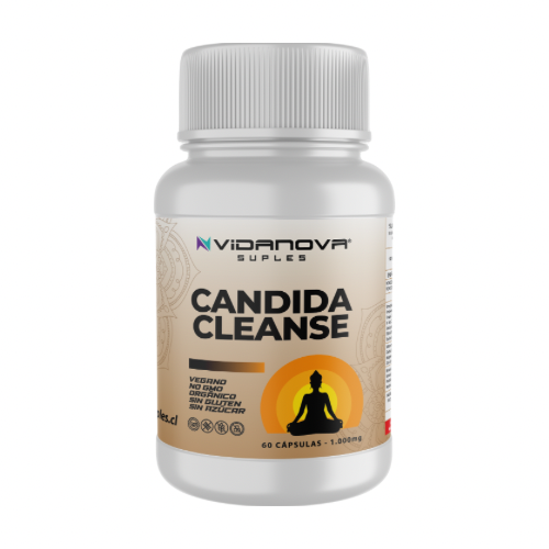 Candida Cleanse 1000 mg frasco 60 cápsulas