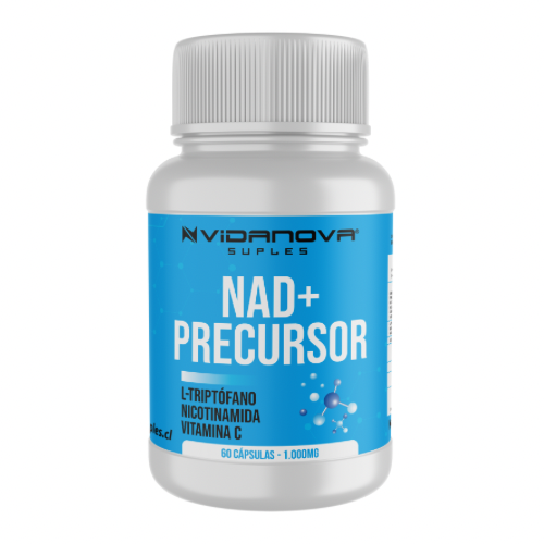 Frasco Precursor NAD 500 mg 60 cápsulas