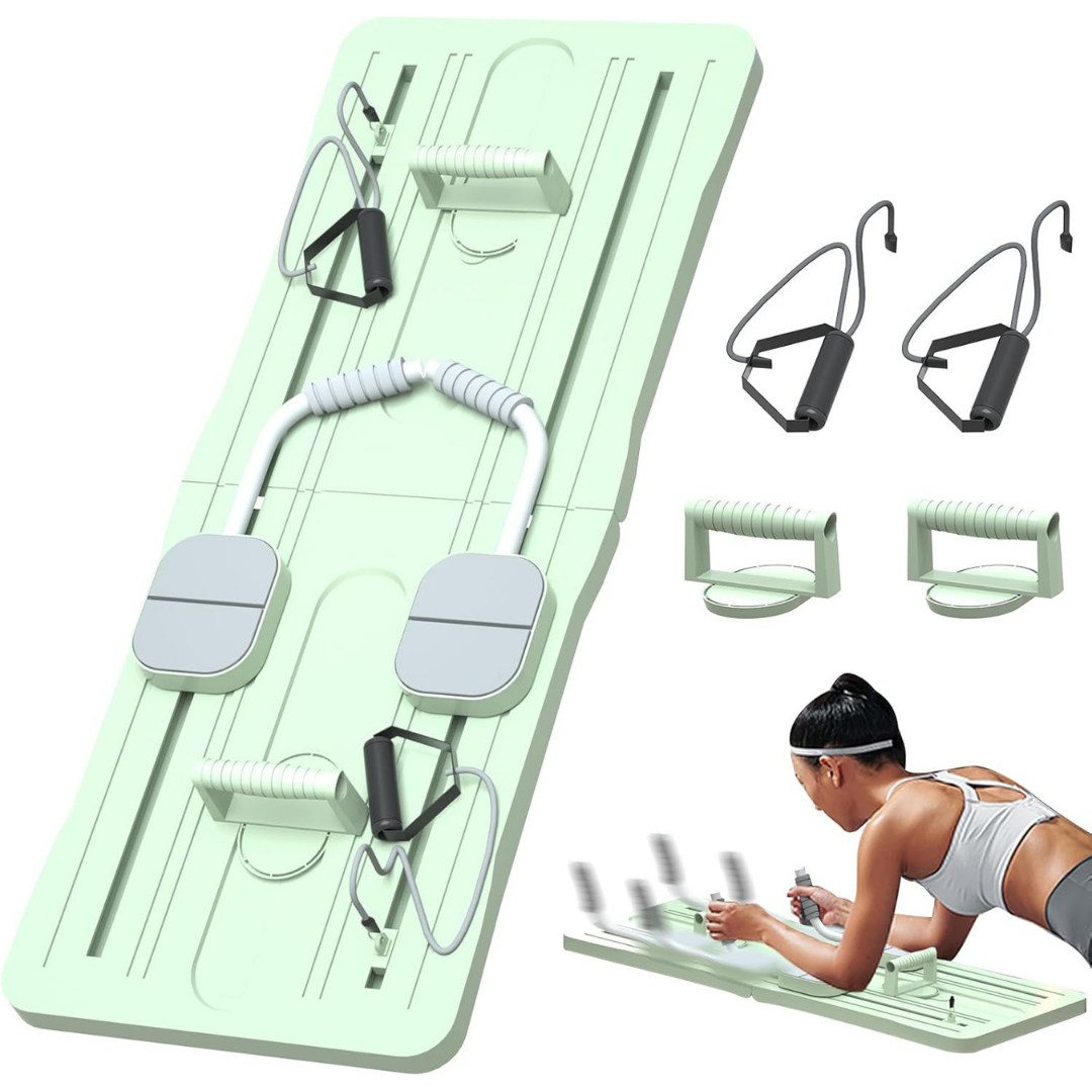 Tabla de Pilates & Abdominal Board Multifuncional – Plegable