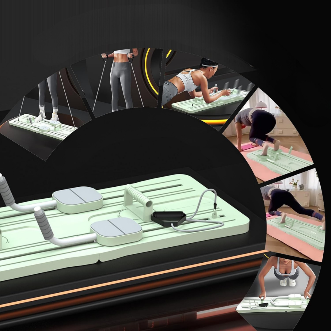 Tabla de pilates y abdominal board plegable con mangos