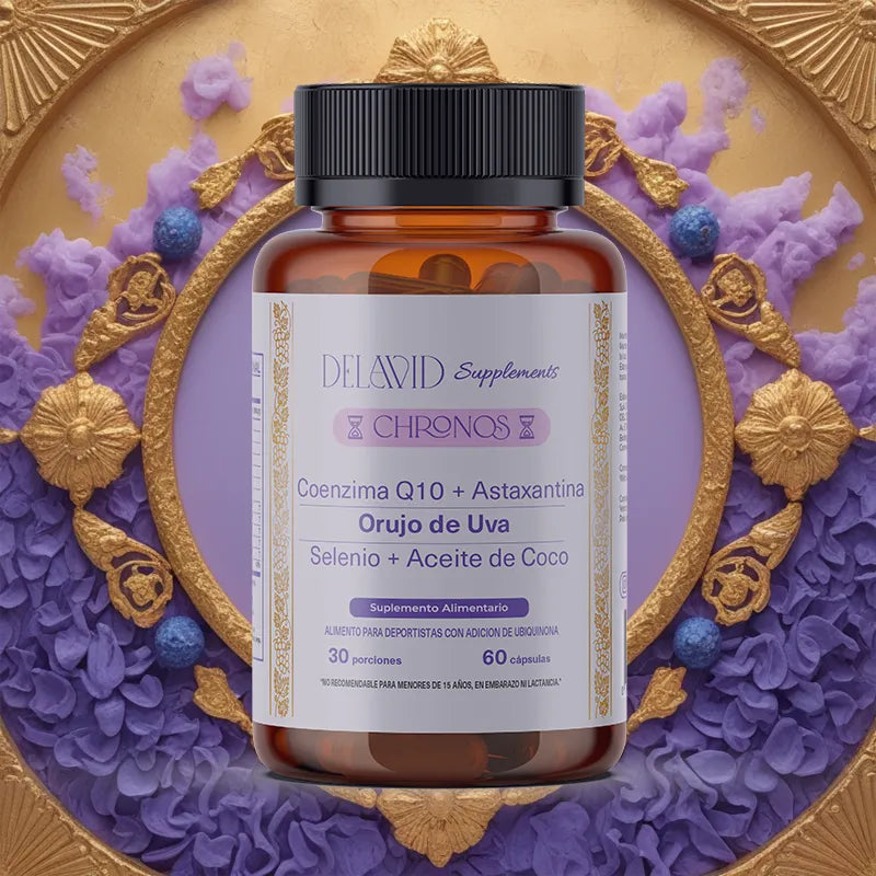 Cápsulas de astaxantina y CoQ10 Delavid Chronos