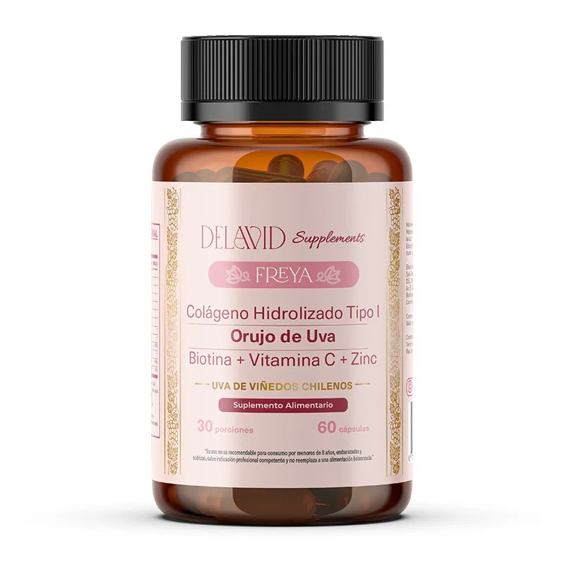 Delavid Freya suplemento de belleza con colágeno y antioxidantes