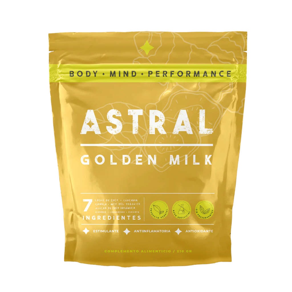 Golden Milk Astral 210 g – mezcla dorada con cúrcuma y especias