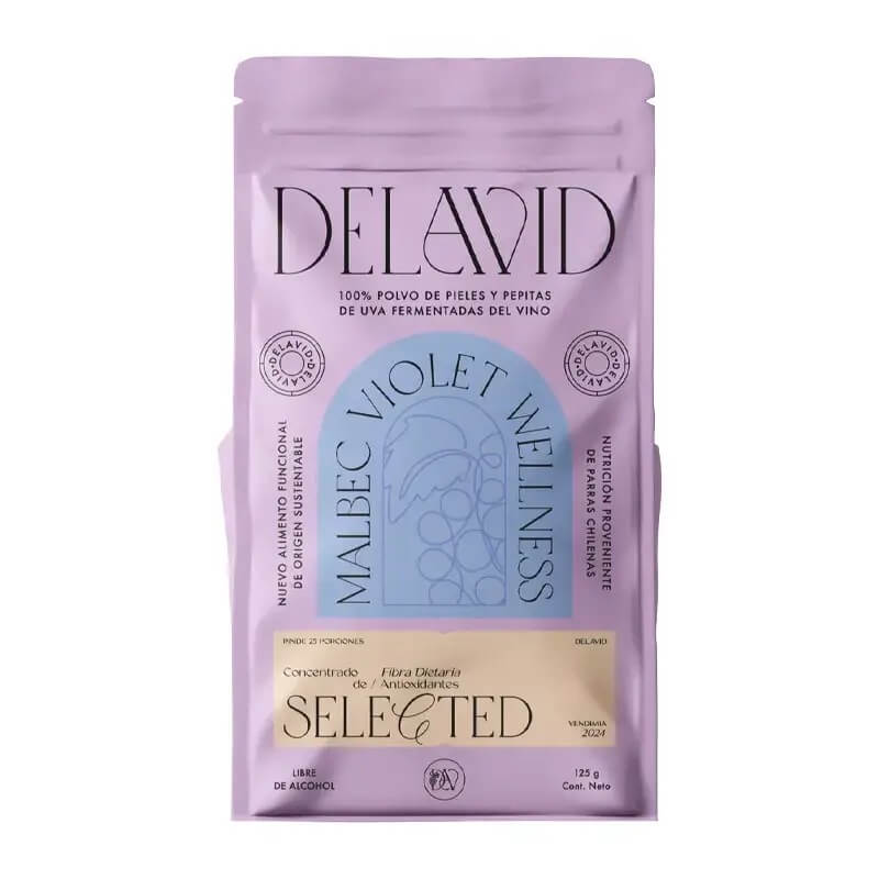 Delavid orujo de uva Malbec en polvo